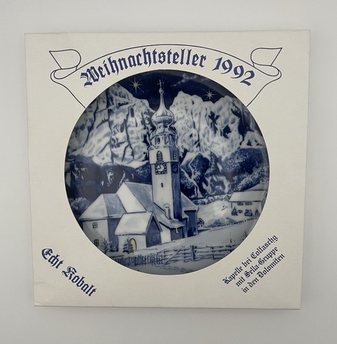 Weihnachtsteller 1992 echt - weihnachtsteller,