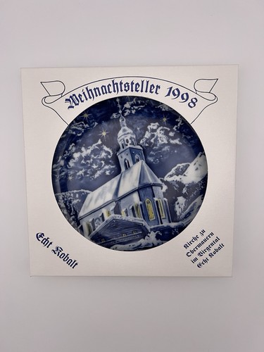 Weihnachtsteller 1998 kirche - weihnachtsteller,