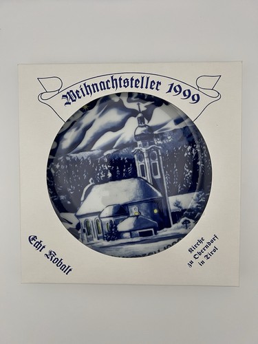 Weihnachtsteller 1999 kirche - weihnachtsteller,