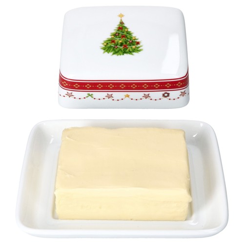 Weihnachtstraum butterdose mit - weihnachtstraum,