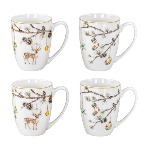 Weihnachtstassen 4er set - weihnachtstassen,