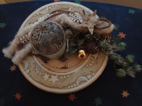 Weihnachtsteller mit
