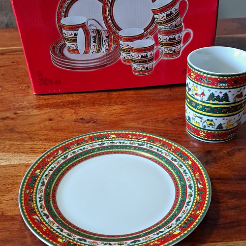 Weihnachtsgeschirr teilig 6 - weihnachtsgeschirr,