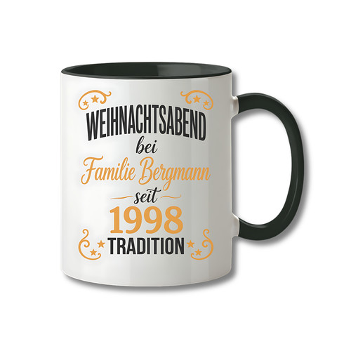Tasse heiligabend tradition - tasse,