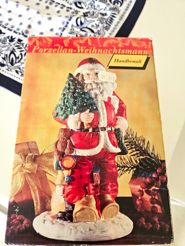 Porzellan weihnachtsmann figur - porzellan,
