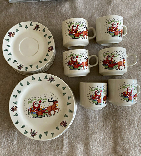 Weihnachtsgeschirr set tassen - weihnachtsgeschirr,