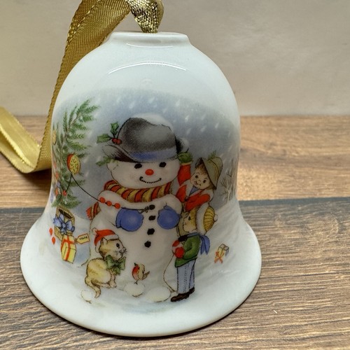 Porzellan weihnachtsglocke - porzellan,