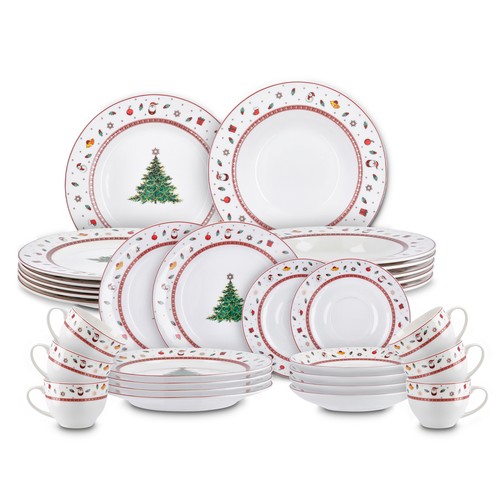 Weihnachtsgeschirr für - , 6