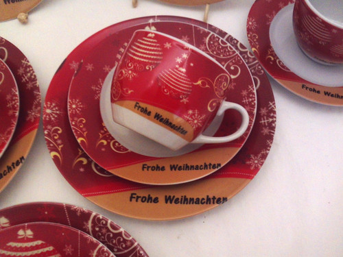 Weihnachtsservice gedecke - gedecke,