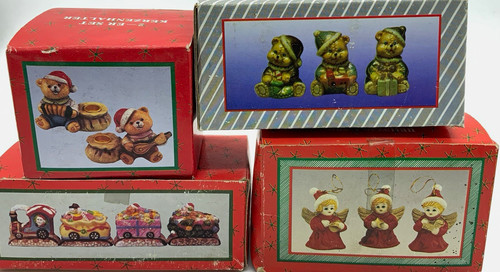 Keramik weihnachtsfiguren set - weihnachtsfiguren,
