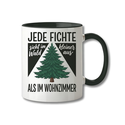 Tasse weihnachtsbaum lustiger - tasse,