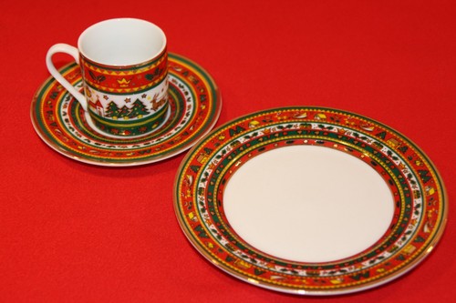 Porzellan weihnachtsgeschirr - 9,